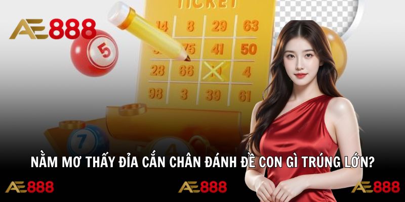 Nằm mơ thấy đỉa cắn chân đánh de con gì Trúng Độc Đắc?