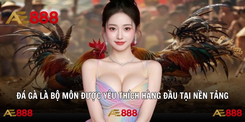 Đá gà là bộ môn được yêu thích hàng đầu tại nền tảng